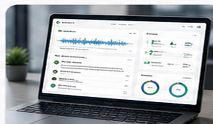 Gravação e Inteligência com análise de áudio e indicadores
