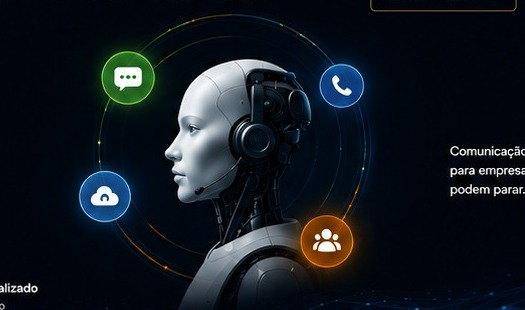 Assistente virtual com elementos de telefonia, nuvem e comunicação