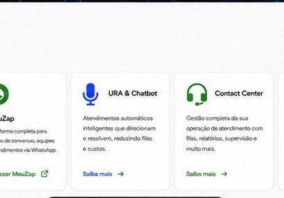 Prévia visual do MeuZap em notebook e smartphone